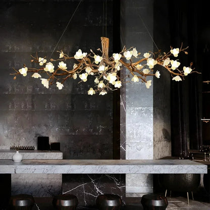 Zenth Vintage Flower Chandelier  Seus Lighting