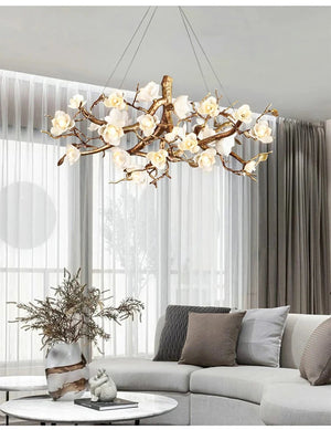 Zenth Vintage Flower Chandelier  Seus Lighting