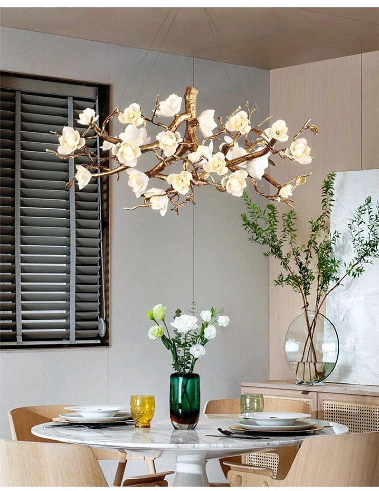 Zenth Vintage Flower Chandelier  Seus Lighting