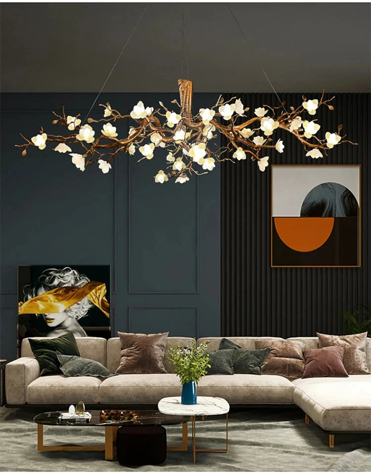 Zenth Vintage Flower Chandelier  Seus Lighting