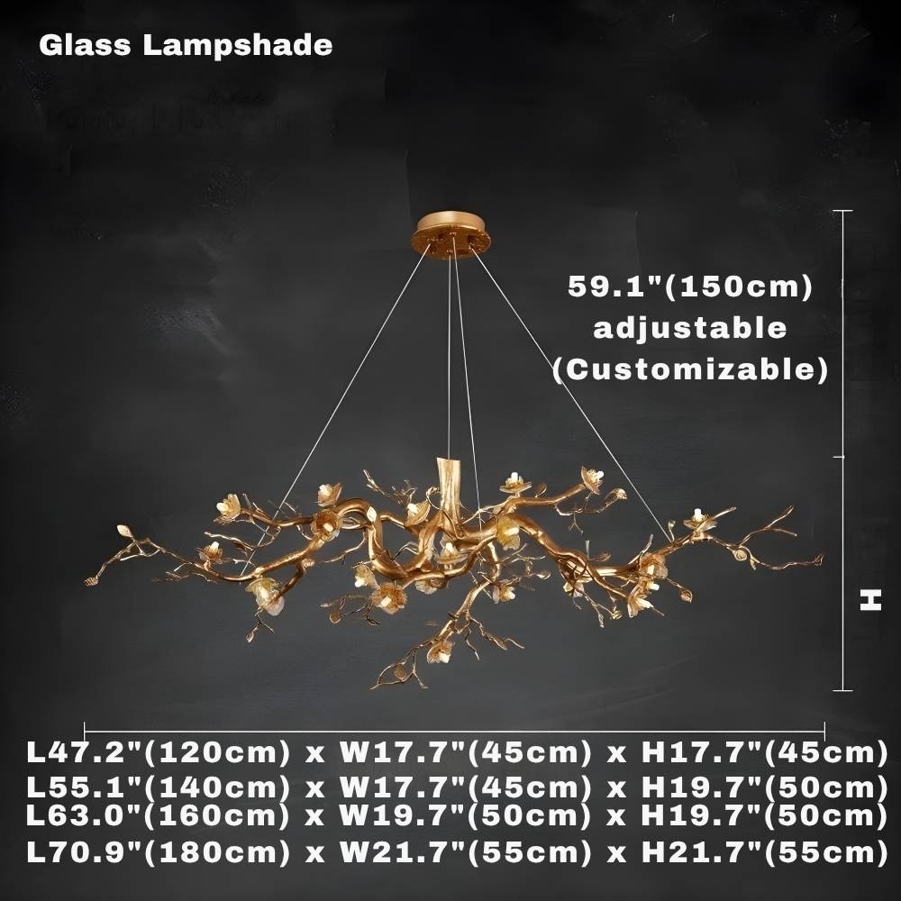 Zenth Vintage Flower Chandelier  Seus Lighting