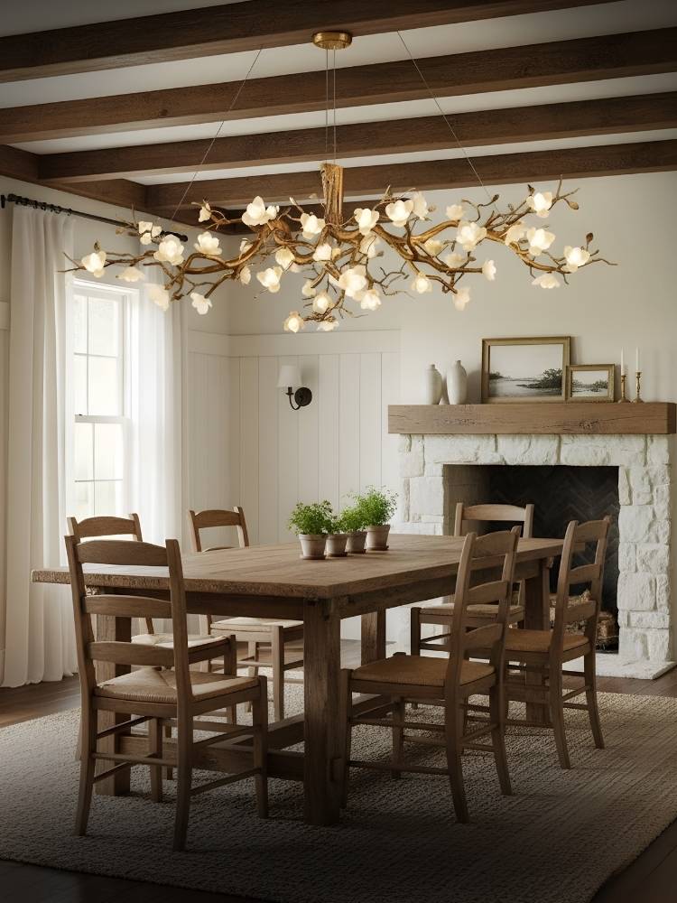 Zenth Vintage Flower Chandelier  Seus Lighting