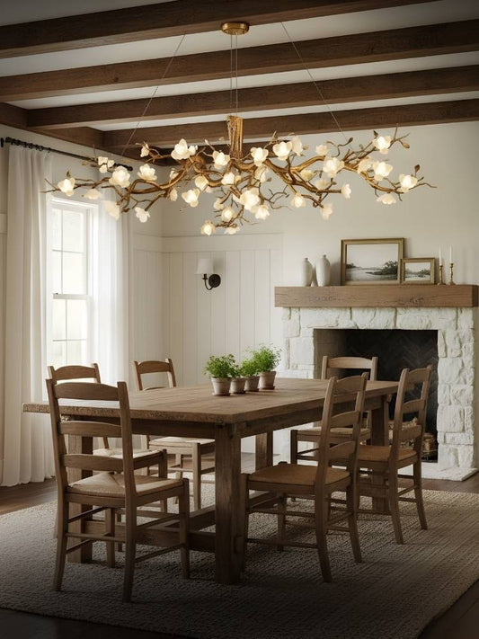 Zenth Vintage Flower Chandelier  Seus Lighting