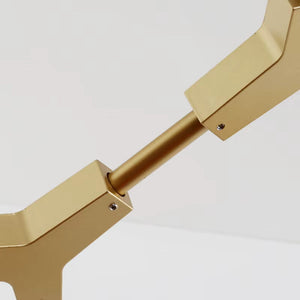 Zentra Black and Gold chandelier 6/7/8/9/10 Lights  Seus Lighting